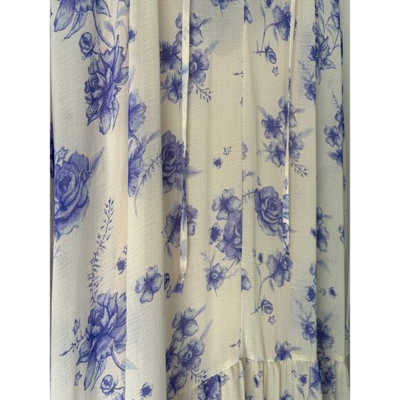 Free People Feeling Groovy Maxi Dress Floral Print Size Large - Picture 6 of 7